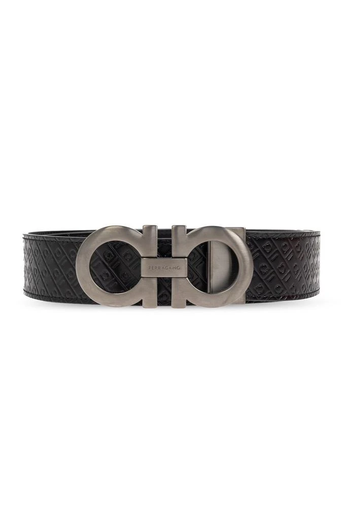 Shop Ferragamo Reversible Gancini Belt on Sale at  display picture 3