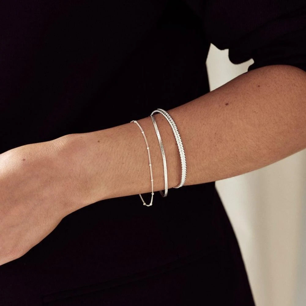 Orelia London Satellite & Flat Curb Bracelet Duo 4