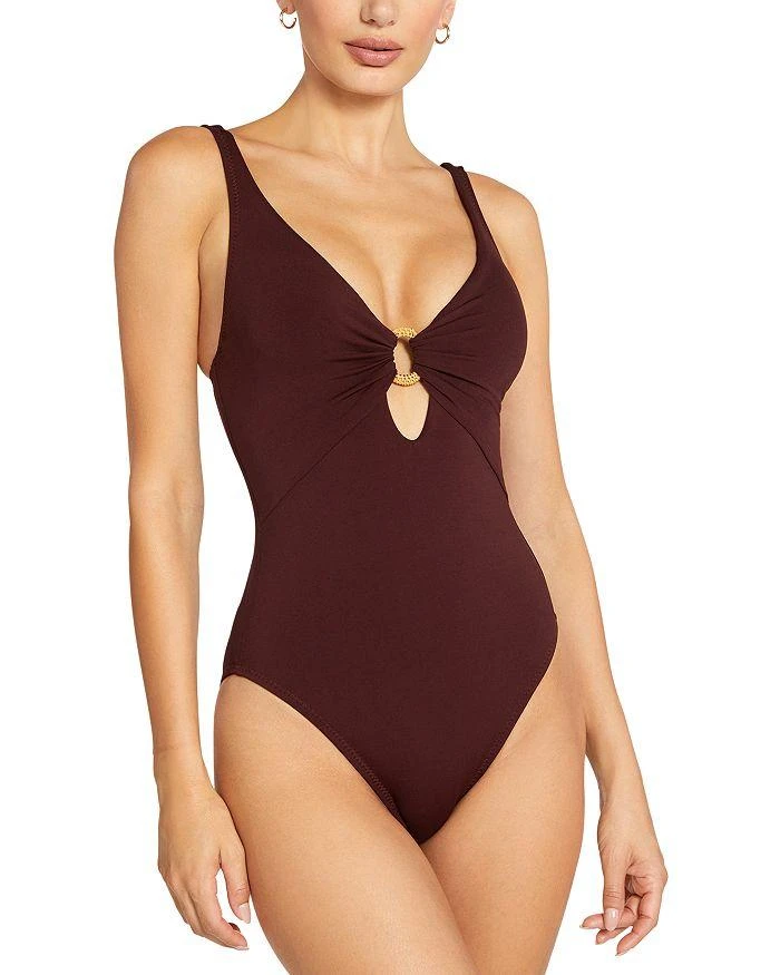 Robin Piccone Margot Lingerie Strap One Piece Swimsuit 1