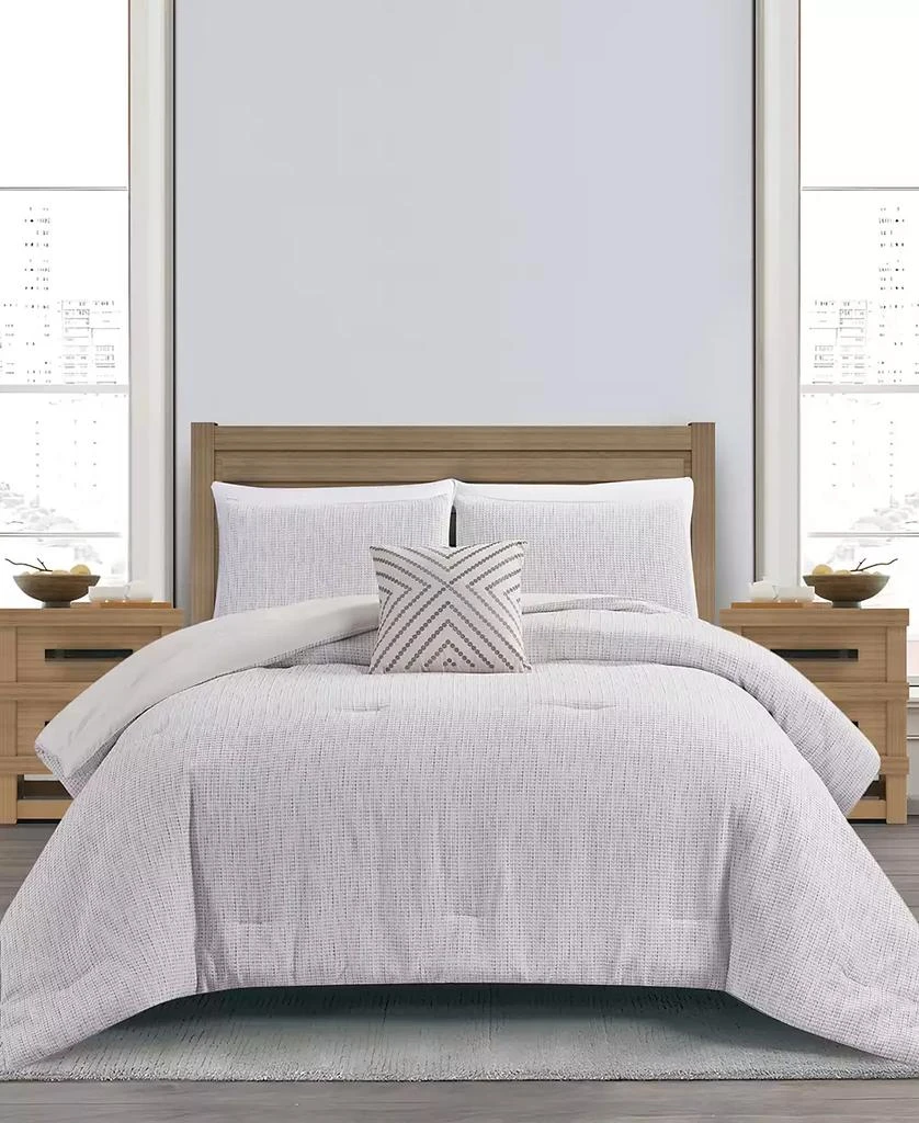 Rachel Roy Chenille Waffle 4-Pc. Comforter Set 1