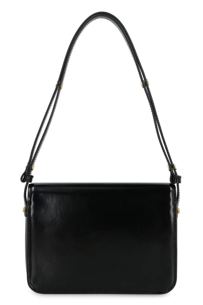 Tory Burch BLACK LEATHER ROBINSON SHOULDER BAG 4