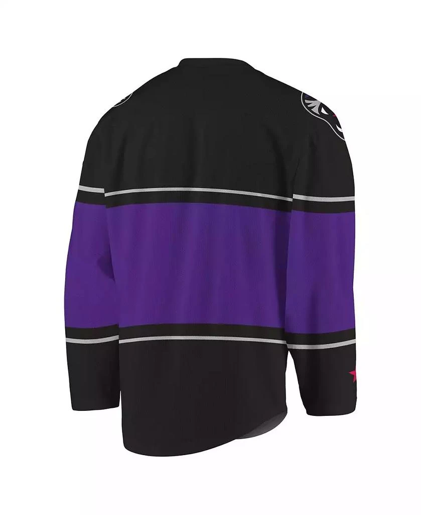 ADPRO Sports Men's Black and Purple Panther City Lacrosse Club Replica Jersey 3