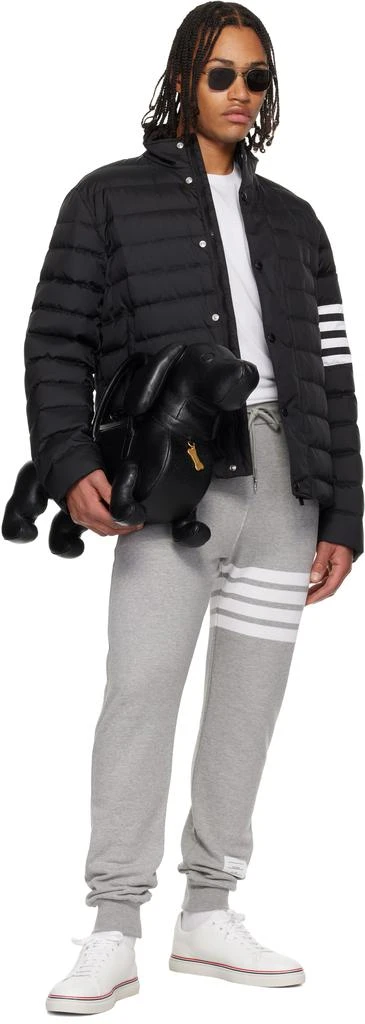 Thom Browne Gray Classic Loopback 4-Bar Sweatpants 4