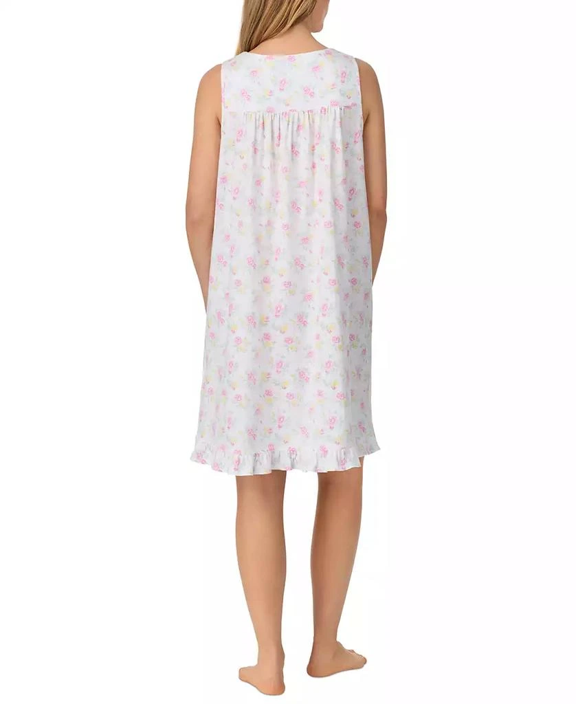 Eileen West Women's Cotton Sleeveless Floral Nightgown 2