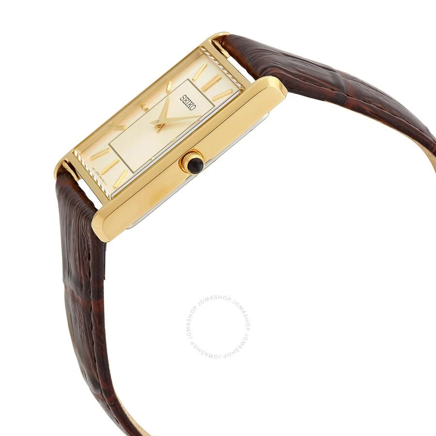 Seiko Essentials Quartz Light Champagne Dial Men's Watch SWR064 2