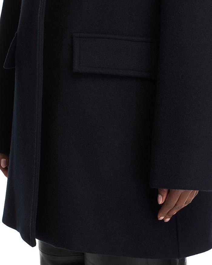 CO Collarless Wool Coat 6