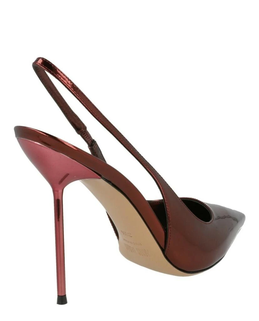 Paris Texas Lidia Mirrored Slingback Pumps 3