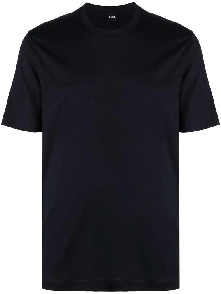 Hugo Boss short-sleeve lyocell-cotton T-shirt - men -  -  - Blue 1