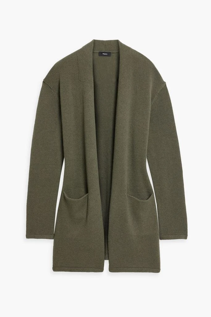 Theory Wool and cashmere-blend cardigan 1
