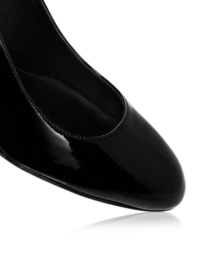 Stuart Weitzman Women's Vida 75 Almond Toe Block Heel Pumps 5