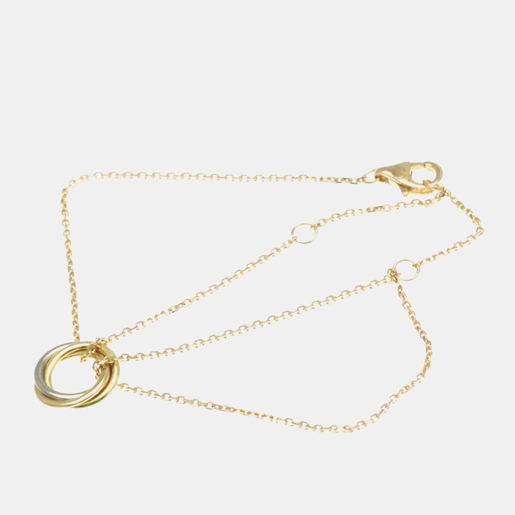Cartier Cartier 18K Yellow Gold, Rose Gold, White Gold Trinity Chain Bracelet