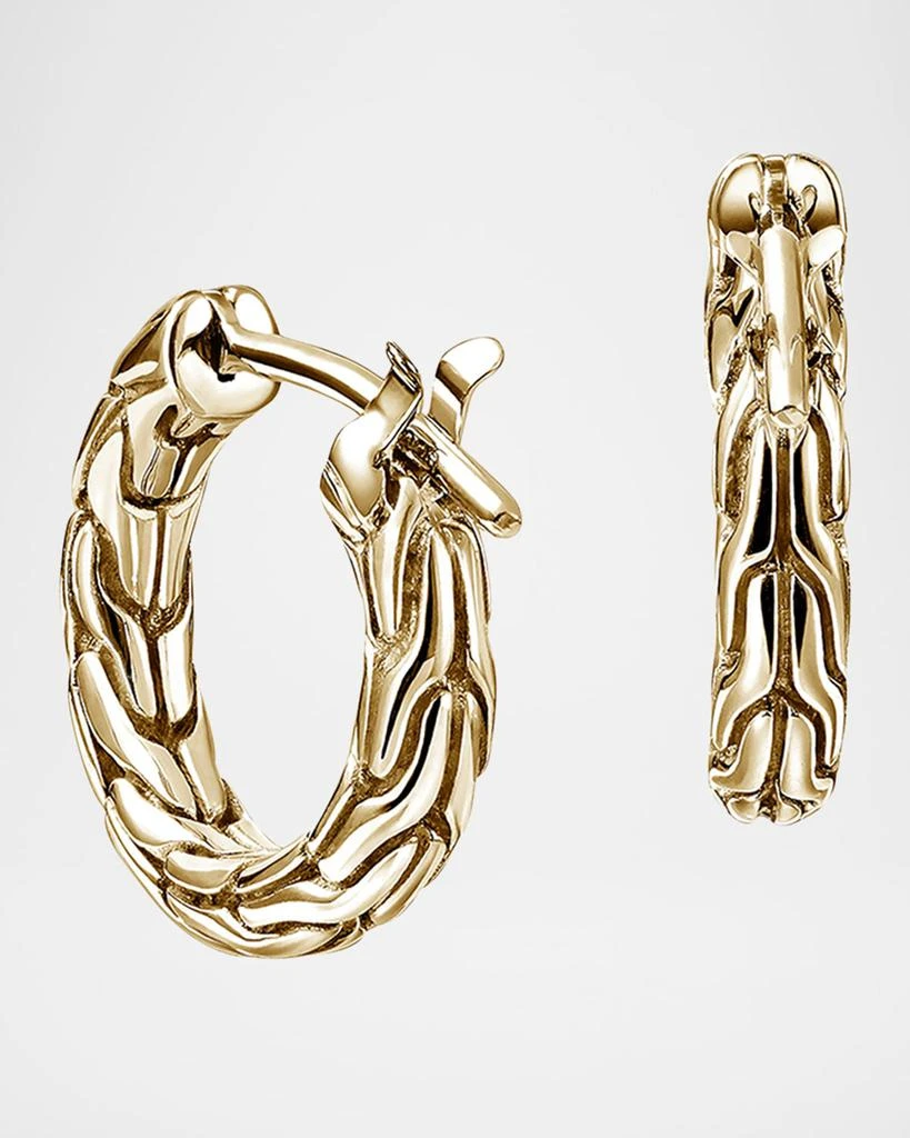 John Hardy 14K JH Essential Hoop Earrings, 14mm 3