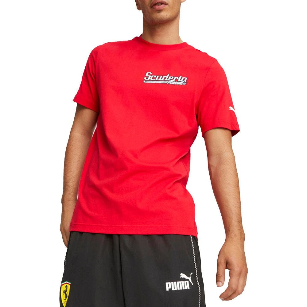 Puma Scuderia Ferrari Race Graphic Crew Neck Short Sleeve T-Shirt 1