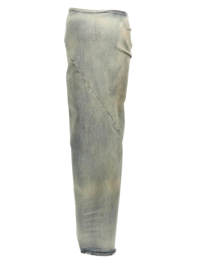 Rick Owens Rick Owens DRKSHDW Wrap Around Denim Skirt 2