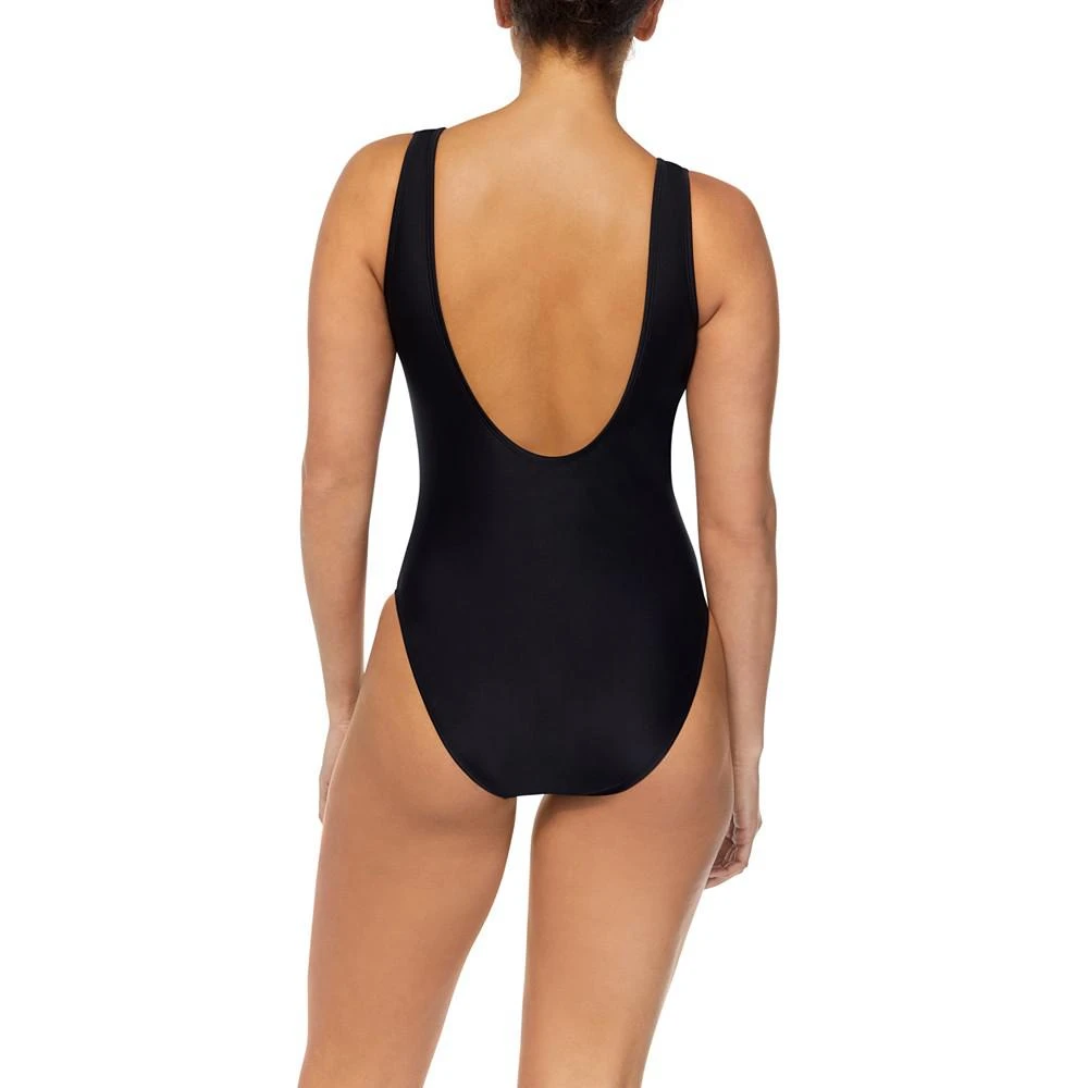 Reebok Women's Scoop-Neck Athletic One-Piece Swimsuit 2