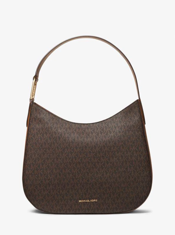 Michael Kors Kensington Large Signature Logo Hobo Shoulder Bag 1