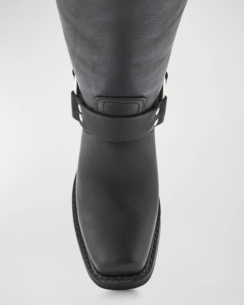 Frye Tall Leather Harness Biker Boots 3