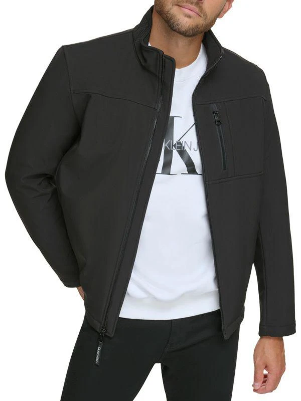 Calvin Klein Regular Fit Stand Collar Jacket 1