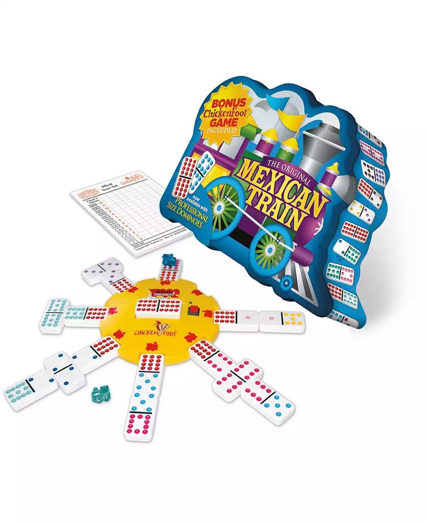 Crayola Mexican Train Deluxe Traditional Double 12 Domino Set with Dots