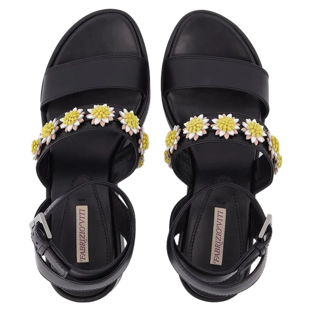 Fabrizio Viti Tima Platform in Black Leather 4