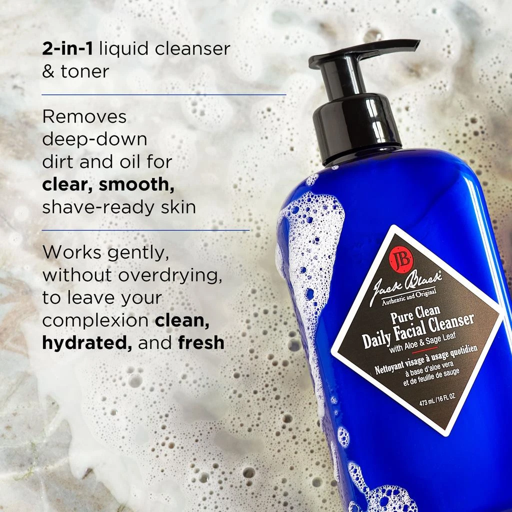 Jack Black Pure Clean Daily Facial Cleanser 3