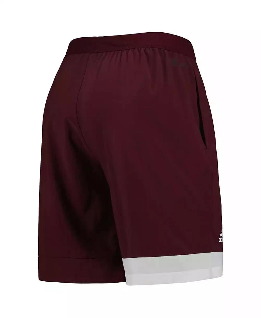 Adidas Men's Maroon Mississippi State Bulldogs AEROREADY Training Shorts 3
