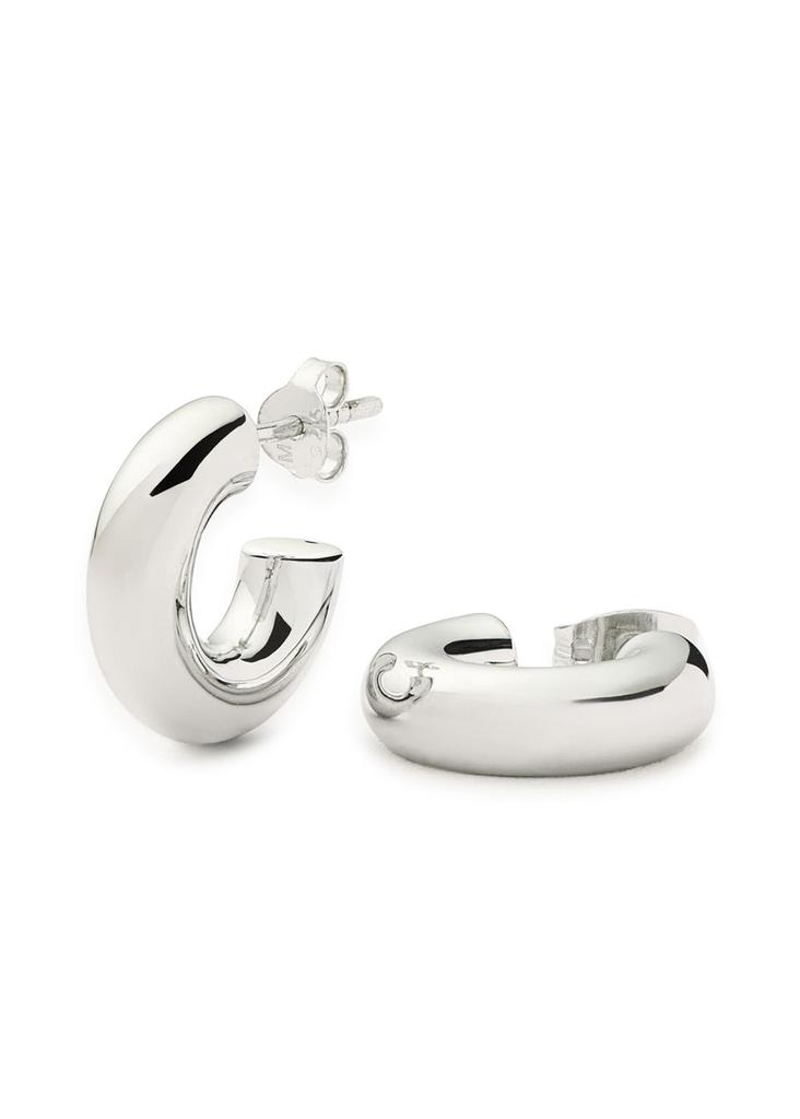 Missoma Chubby Small sterling silver hoop earrings