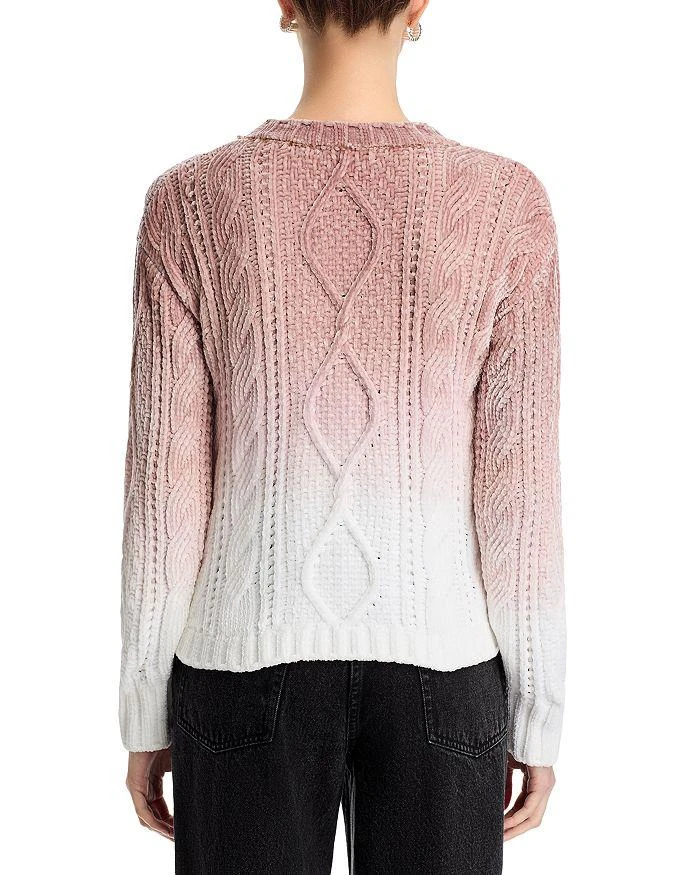 Bella Dahl Chenille Cable Crew Sweater 3