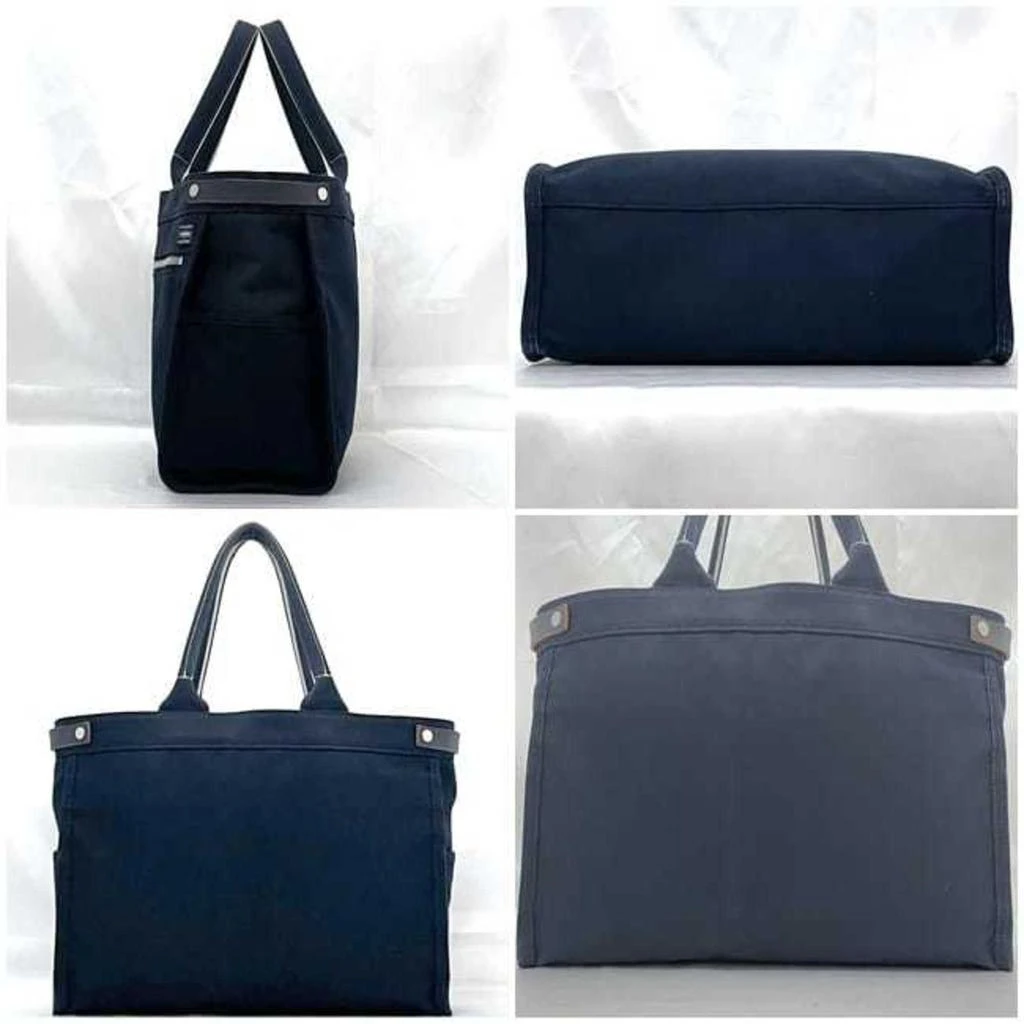 Porter Cotton Canvas Leather Tote Bag (Pre-Owned) 2