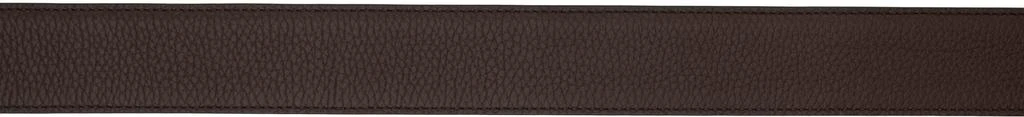 Dolce & Gabbana Brown Deerskin-Print Calfskin Belt 2