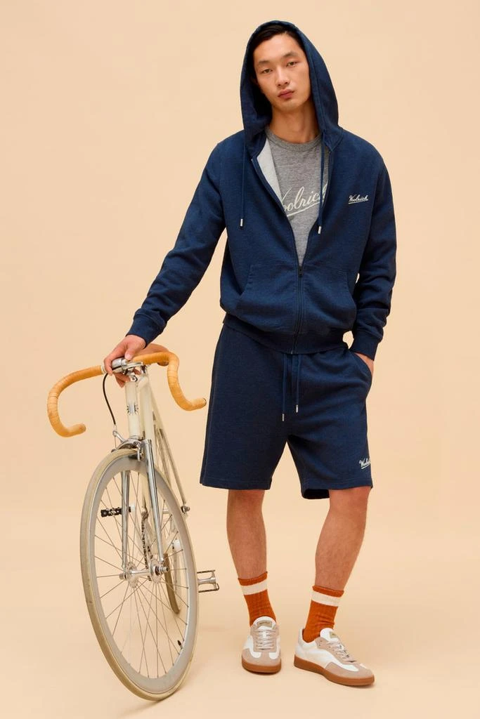 Woolrich Shorts in Pure Cotton Mouliné Fleece - Men - Gray 9