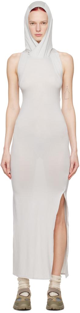 Post Archive Faction Gray 6.0 Right Midi Dress