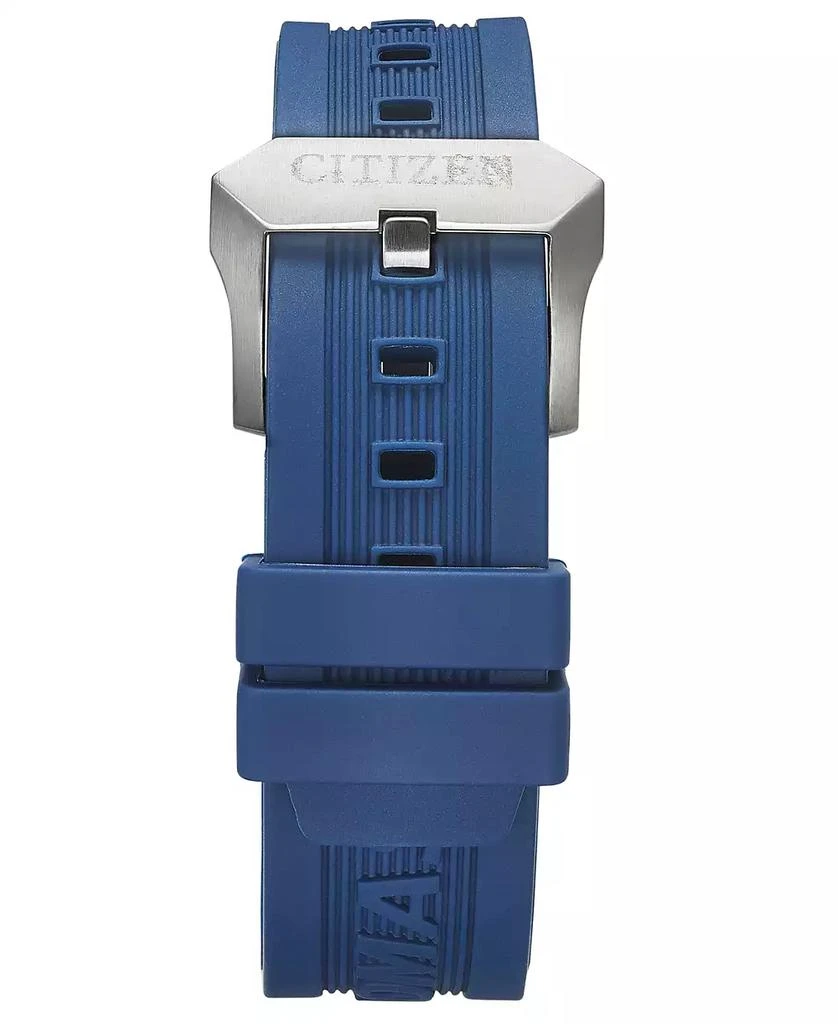 Citizen Eco-Drive Men's Promaster Aqualand Blue Silicone Strap Watch 46mm 3