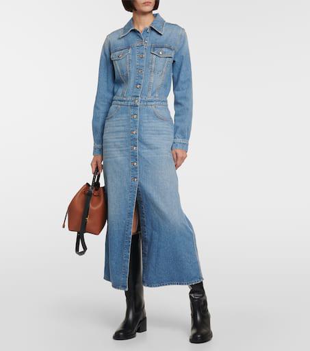 ワンピース MAISON MARBLE Chloe Denim Dress MAISON MARBLE Chloe Denim Dress