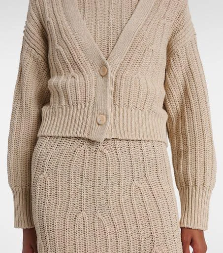 Max Mara Stelvio linen and cotton cardigan 5