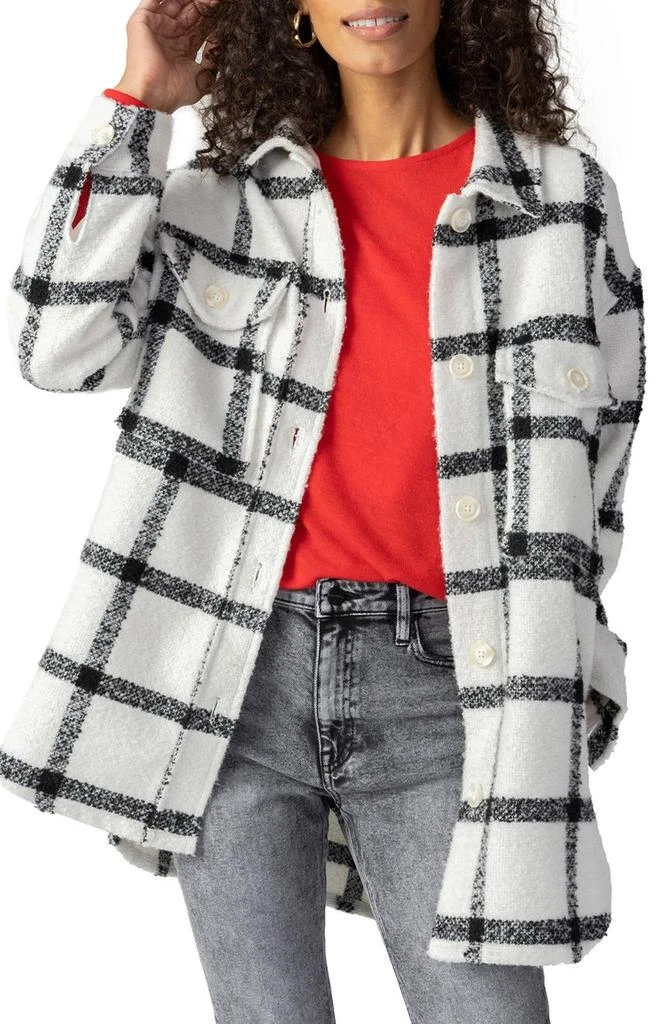 Sanctuary Longline Plaid Shacket 4
