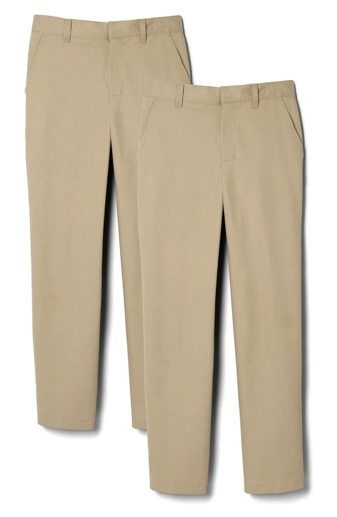 French Toast Kids' 2-Pack Relaxed Twill Pants 1