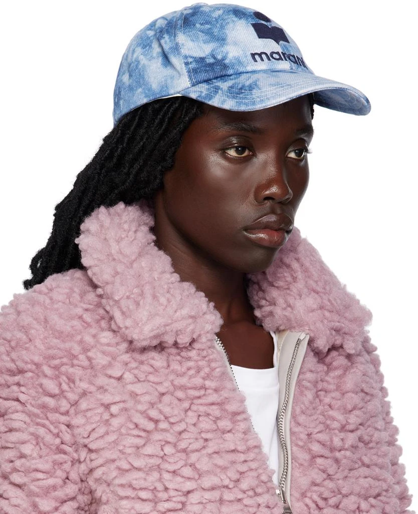 Isabel Marant Pink and Black Tyron Cap w/ Adjustable Strap Isabel Marant Black Tyron Cap Isabel Marant main image 4