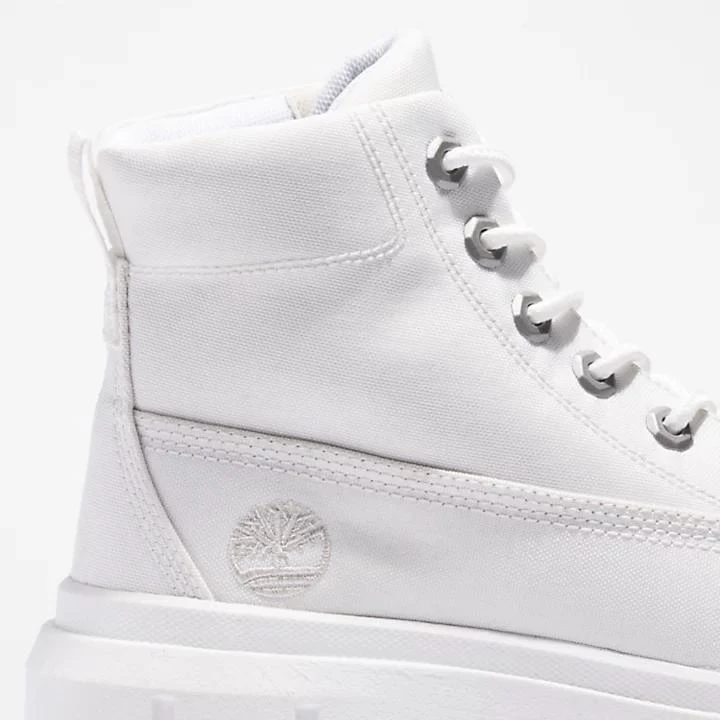 Timberland Greyfield Canvas Boots for Women in White 7