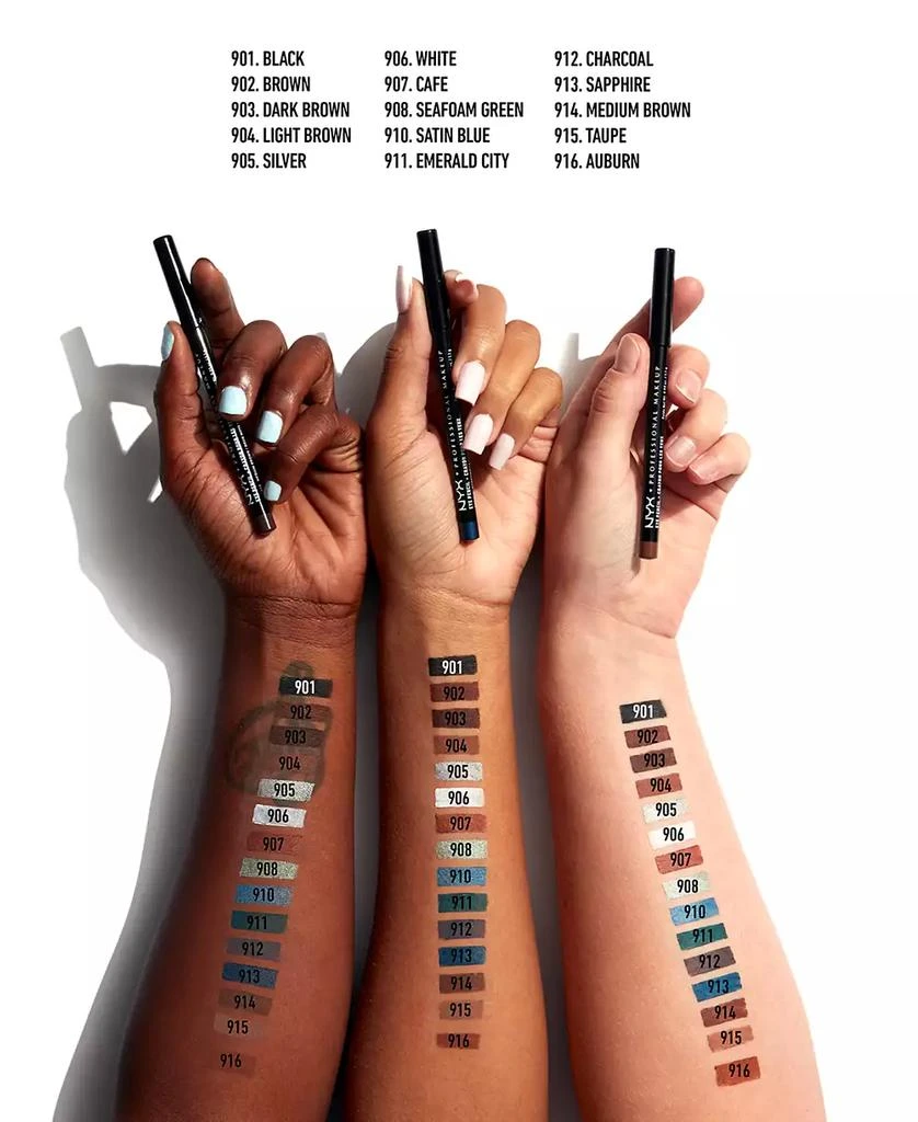 NYX Professional Makeup Slim Eye Pencil 3