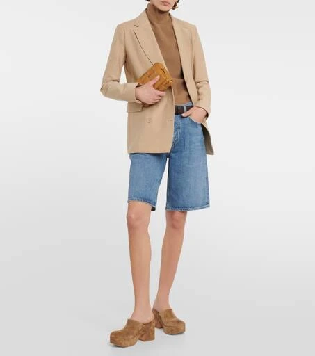 Gianvito Rossi Lyss suede platform mules 2