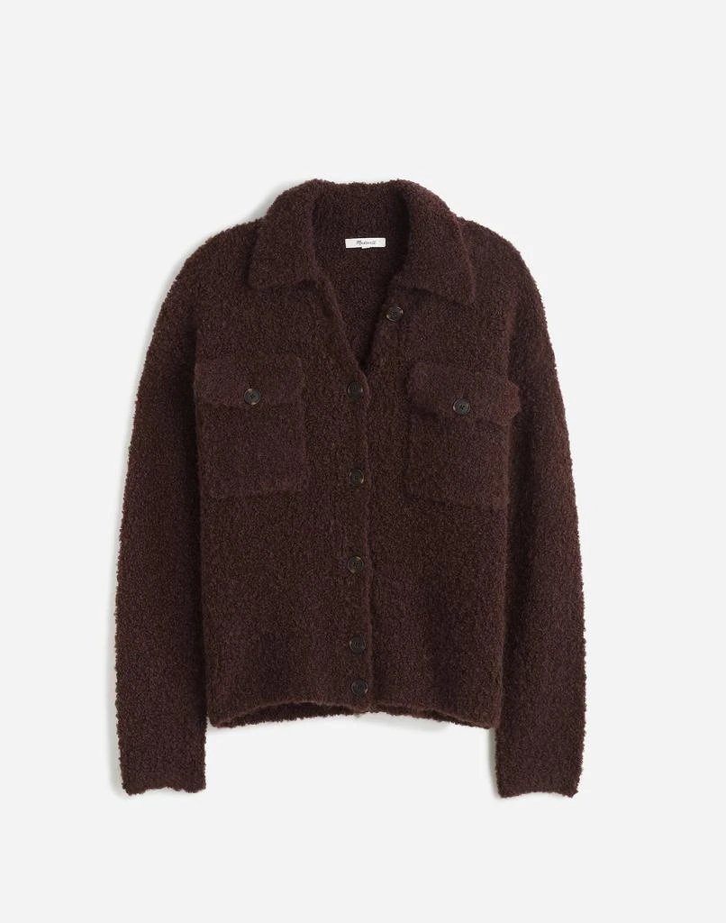 Madewell Bouclé-Knit Sweater Jacket 1