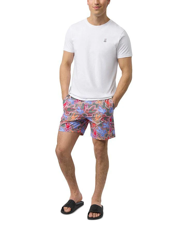 Psycho Bunny Jackson Printed Drawstring 5.75" Swim Trunks 2