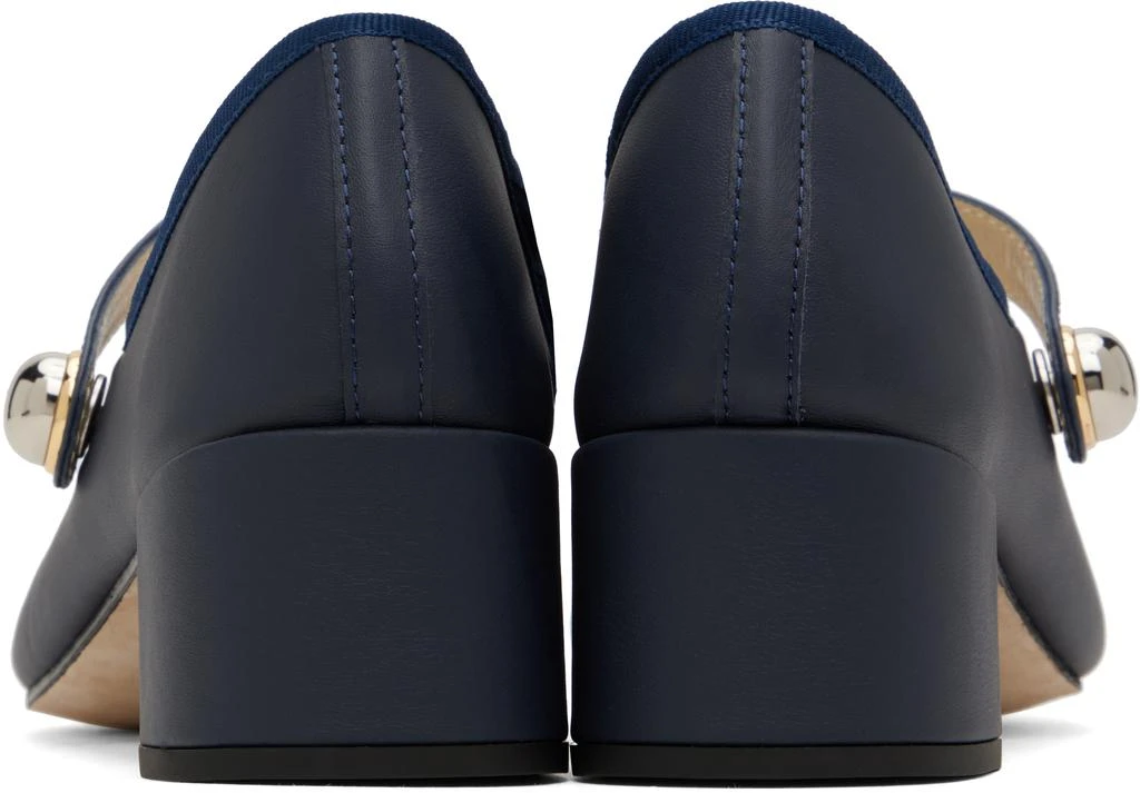 Repetto Navy Fabienne Mary Jane Heels 2