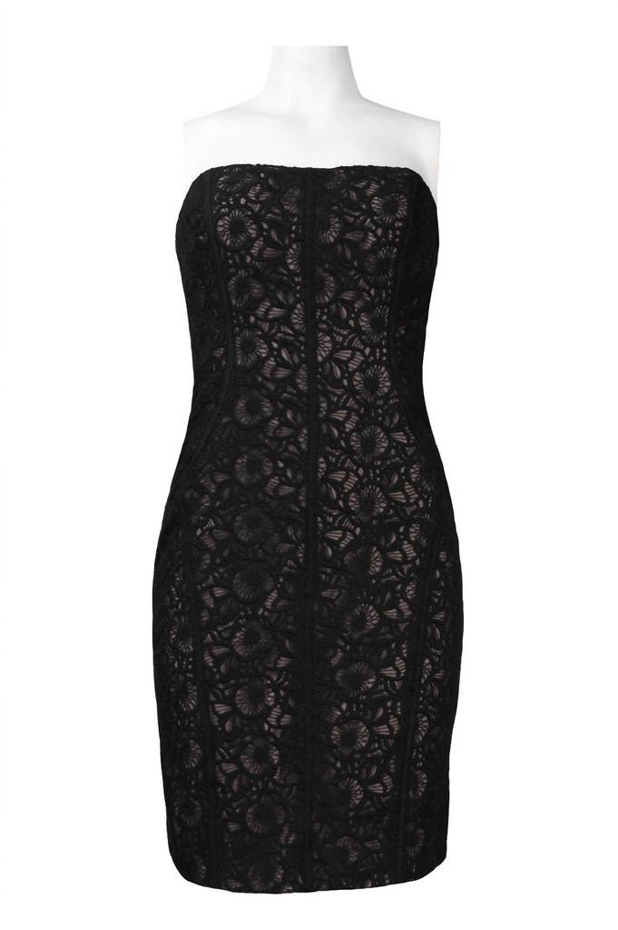 Monique Lhuillier Monique Lhuillier - Women's Strapless Embroidered Dress