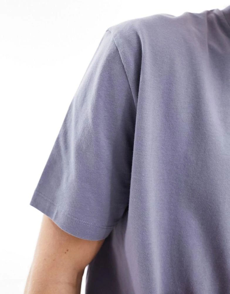 ASOS ASOS DESIGN essential relaxed  t-shirt in charcoal 5