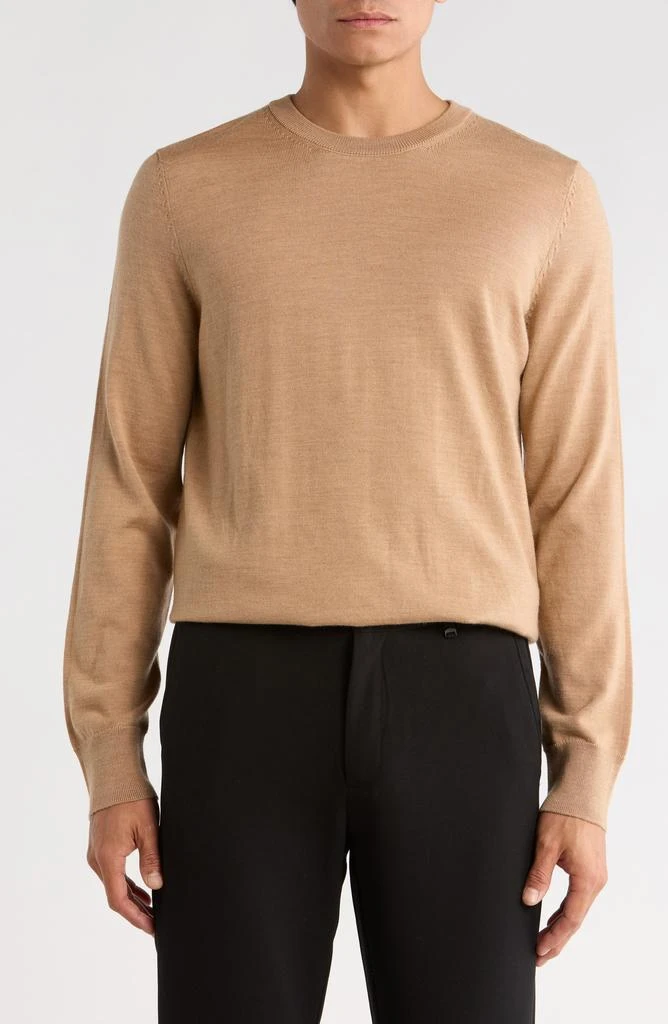Brooks Brothers Regular Fit Crewneck Wool Sweater