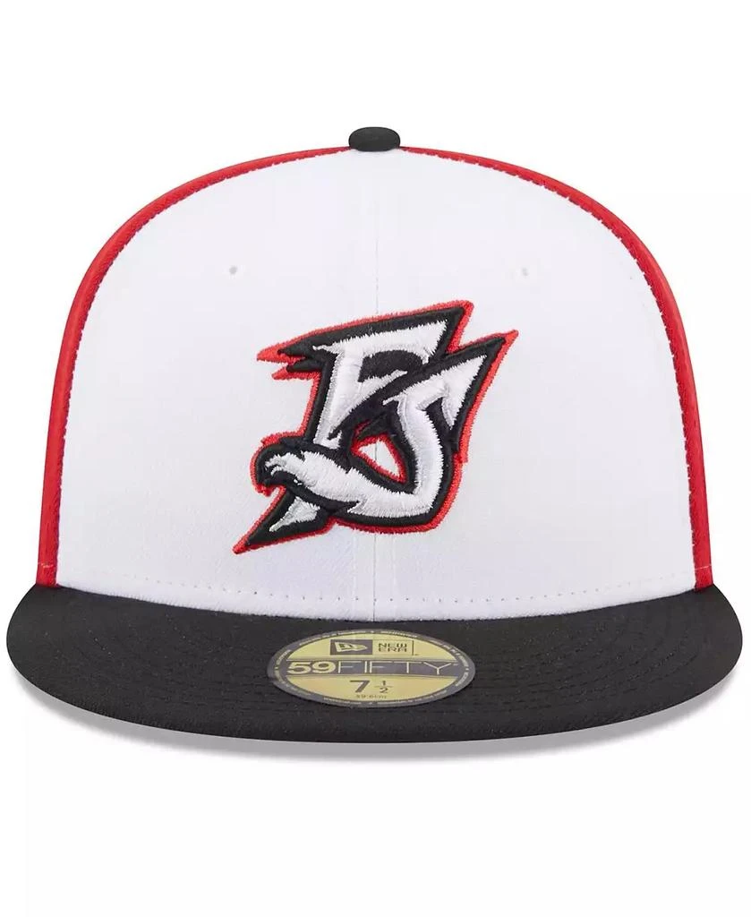New Era Men's White Richmond Flying Squirrels Authentic Collection Alternate Logo 59FIFTY Fitted Hat 2