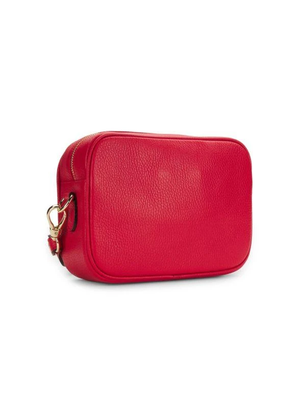Mario Valentino Mia Rock Fuego Logo Leather Camera Crossbody Bag 4