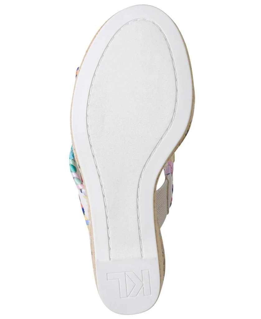 Karl Lagerfeld Paris CHARCEL DOUBLE STRAP WEDGE 4